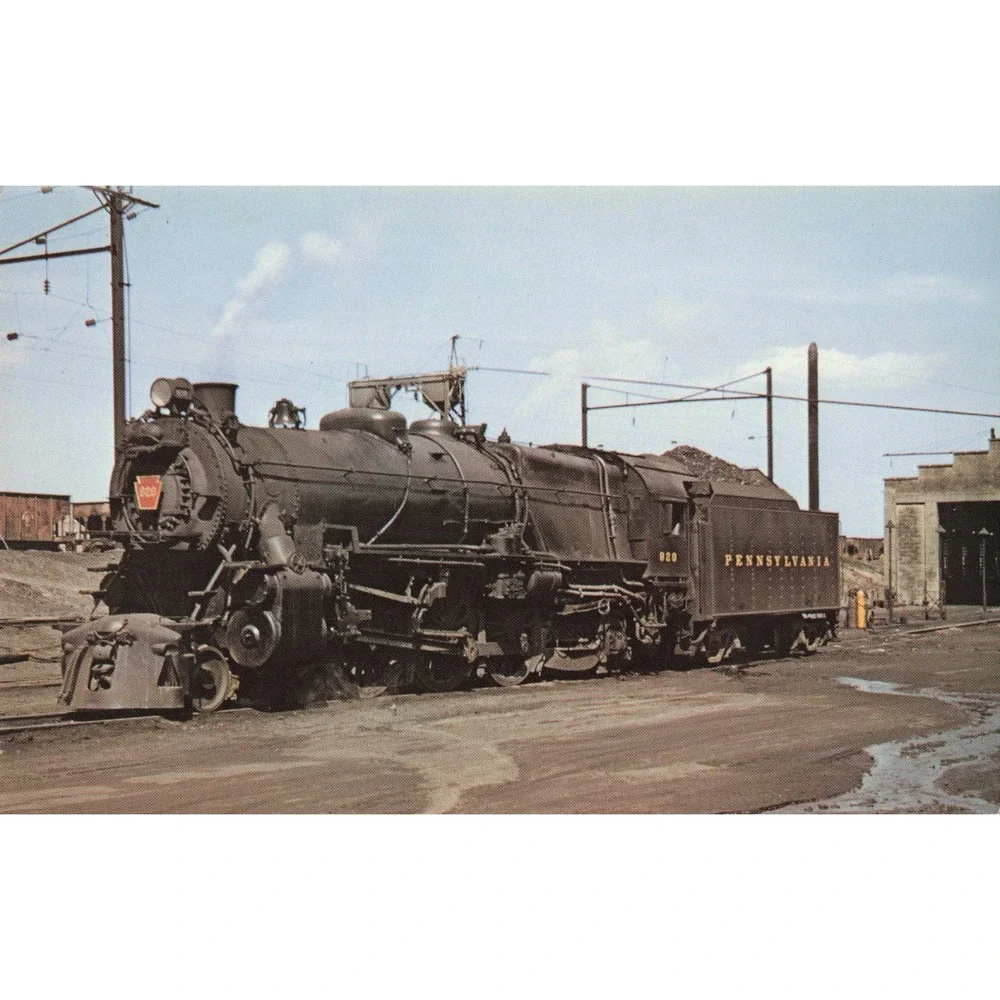 PRR Pennsylvania Railroad K4s 4-6-2 #920 Steam Locomotive Card Vanishing Vistas